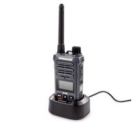 Dynascan Dynascan R38 Talkie Walkie PMR446 Sin Licencia Walkie talkie PMR446 profesional y sin licencia, con un diseño compacto, una calidad de audio nítida y