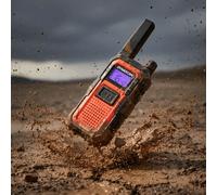 Dynascan Dynascan Rugged Talkie Walkie PMR446 IP67 Walkie talkie PMR446 resistente para uso profesional con protección IP67, batería de larga duración y