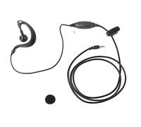 Dynascan Jetfon MA-010 Micro-Auricular de Gancho R-10, Conector Y4 (2,5mm), Cable Liso con PTT