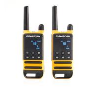 Dynascan Dynascan P19 Pareja de walkies PMR-446 con estuche. Alcance de hasta 10 km, manos libres, resistente y fácil de usar ¡Para una comunicación sin
