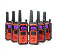 Dynascan Pack 6 Walkie Talkies Dynascan Rugged PMR446 Kit de seis radios PMR446 resistentes, diseñadas para uso profesional, con certificación IP67, gran