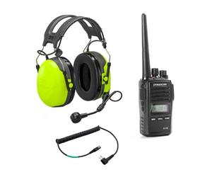 Dynascan Pack Peltor CH3 + Walkie talkie Dynascan R58 Kit de comunicación compuesto por un walkie-talkie Dynascan R-58 y auriculares 3M Peltor CH-3 con cable