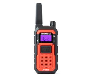Dynascan Rugged Walkie-Talkie PMR-446 Uso Libre IP67 Resistente Doble PTT