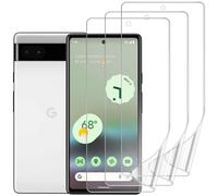 DYNASCO 3 Piezas Protector de Pantalla para Google Pixel 6A, Película de TPU Hidrogel Flexible para Google Pixel 6A 6.1", Admite Función de Huella Dactilar, Sin Burbujas, Fácil Instalación