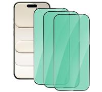 DYNASCO 3 Piezas Protector de Pantalla para iPhone Air, Dureza 9H Anti Luz Azul Cristal Vidrio Templado para iPhone Air 6,5", Protección Ocular con Luz Verde, Antiarañazos y Antihuellas