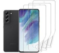 DYNASCO 3 Piezas Protector de Pantalla para Samsung Galaxy S21 FE, Película de TPU Hidrogel Flexible para Galaxy S21 FE 5G 6.4", Admite Función de Huella Dactilar, Sin Burbujas, Fácil Instalación