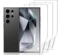 DYNASCO 3 Piezas Protector de Pantalla para Samsung Galaxy S24 Ultra, Película de TPU Hidrogel Flexible para Galaxy S24 Ultra 6.8", Admite Función de Huella Dactilar, Sin Burbujas, Fácil Instalación