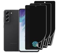 DYNASCO 3 Piezas Protector Pantalla Privacidad para Samsung Galaxy S21 FE, Película de TPU Hidrogel Antiespia para Galaxy S21 FE 5G 6.4", Admite Función de Huella Dactilar, Fácil Instalación