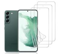 DYNASCO Compatible con Samsung Galaxy S22 Protector de Pantalla, 3 Piezas Delgado Suave TPU Película Protectora para Galaxy S22 5G, Alta Definición y Sensibilidad, Admite de Huella Dactilar
