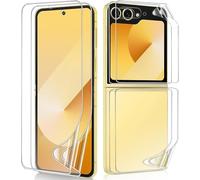 DYNASCO Compatible con Samsung Galaxy Z Flip 6 Protector de Pantalla, 2 Juegos Delgado Suave TPU Película Protectora para Galaxy Z Flip 6, Alta Definición y Sensibilidad, Admite de Huella Dactilar