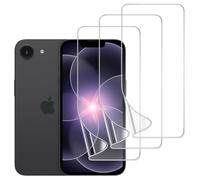 DYNASCO Paquete de 3 protectores de pantalla de TPU para iPhone 16e, película de hidrogel transparente suave y flexible HD autorreparable compatible con iPhone 17e de 6.1 pulgadas, resistente a los
