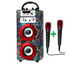 DYNASONIC (3º Generación) Karaoke con microfono, Regalos Originales para niños niña, Juguetes niña (025-21)