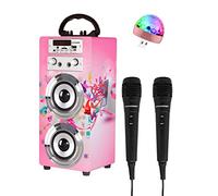 DYNASONIC (3º Generación, Modelo 2023 Karaoke con microfono, Regalos Originales para niños niña, Juguetes niña (Modelo 10 con Luz)