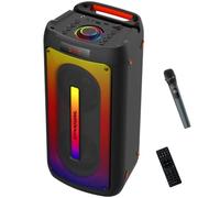 DYNASONIC D30 - Altavoz Bluetooth portatil. Altavoz Exterior inalambrico. Wireless Stereo. Reproductor de Sonido Potente con Luces led incorporadas. Micro-SD, USB.