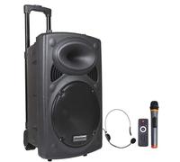 Dynasonic Dynapro 12 Altavoz Bluetooth con Karaoke y Micrófonos