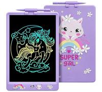 DYNASONIC DYNA-PM Pizarra Escritura LCD Color de 10 Pulgadas para niños. Pizarra magnética para Dibujar. Juguete Educativo. Regalo para niño. Pizarra Infantil (Gato)