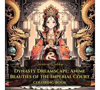 Dynasty Dreamscape: Anime Beauties of the Imperial Court COLORING BOOK: (Anime Coloring Book Series)