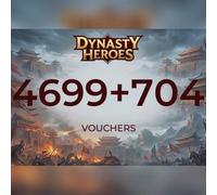 Dynasty Heros - 4699 Voucher + 704 Voucher Direct Top-Up - GLOBAL