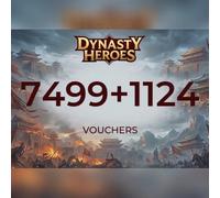 Dynasty Heros - 7499 Voucher + 1124 Voucher Direct Top-Up - GLOBAL