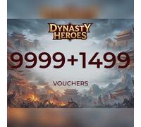 Dynasty Heros - 9999 Voucher + 1499 Voucher Direct Top-Up - GLOBAL