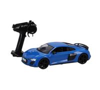 Dynatech Audi R8 Coupé RC Coche 1:14 Azul | Vehículo teledirigido con Control de 2,4 GHz y Luces LED | Carreras Divertidas para niños a Partir de 3 años