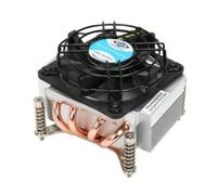 Dynatron K555 2U Enfriador activo con base de cobre y tubos de calor de aluminio para enchufes LGA 115X y LGA 1200