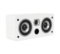 Dynavoice Magic CR-4 Blanco Mate - Altavoz Central Pasivo 2 Vías, Woofer 2x4 + Tweeter 1", Solo 11 cm de Profundidad, Bass Reflex Frontal, para Cine en Casa.