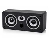 Dynavoice Magic CR-4 Negro Mate - Altavoz Central Pasivo 2 Vías, Woofer 2x4 + Tweeter 1", Solo 11 cm de Profundidad, Bass Reflex Frontal, para Cine en Casa.