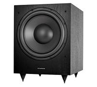 DYNAVOICE Magic MW-12 Negro Mate - Subwoofer Activo 12” 180W RMS (250W Máx.), Bass Reflex Inferior, Control de Fase y Low Pass | Entradas RCA y Alto Nivel | Home Cinema y HiFi