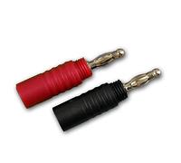 Dynavox 207306 2 x de Alta End Plátano Muelle Conector Juego de Color Rojo/Negro