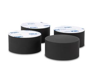 Dynavox Amortiguador de elastómero de Silicona EDZ-50, Juego de 4 Unidades, absorción Universal para Dispositivos HiFi, Altavoces, amplificadores, subwoofer, servidores, PC y Tocadiscos, pies