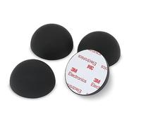 Dynavox amortiguadores de elastómero de Silicona ED50, 4 pies absorbentes universales para Altavoces, amplificadores y Tocadiscos, amortiguadores de resonancia con Superficie Adhesiva 3M, Negro
