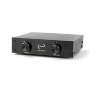 Dynavox AUX-S Pro - Conmutador de extensión de Entrada con 5 entradas RCA para Dos amplificadores estéreo y Envolvente, Color Negro