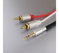 Dynavox Estéreo Cable Audio 5m 3,5mm a Rca (Enchufe-Enchufe)