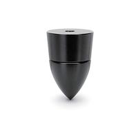 DYNAVOX 207657 - Pies para aparatos y cajas de subvatios, juego de 4, negro