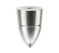 DYNAVOX 207659 - Pies para aparatos y cajas de subvatios, juego de 4, cromo