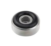 Dynavox Patas de Aluminio Mini, Juego de 4 Unidades, con amortiguadores de Goma, máx. 10 kg por Pata, óptimas para Dispositivos HiFi y Equipos de Audio, Plateado