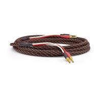 Dynavox Perfect Sound Flex Cable de Altavoz, confeccionado, extremadamente flexible, conectores huecos de banana chapados en oro, transmisión de señal sin pérdidas, cobre OFC de alta pureza, par, 5m
