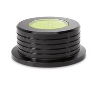 Dynavox PST260 - Placa de Aluminio con libélula, estabilizador de 260 g para Tocadiscos, Peso de Apoyo de Vinilo para amortiguar la resonancia y Mejor muestreo, Color Negro