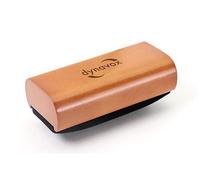 Dynavox SP120 Cepillo de Terciopelo para la Limpieza de vinilos, con Acabado en Madera