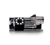 Dynavsal 8LED Noche Visión HD Cámara de Marcha Atrás Impermeable Placa de Licencia Cámaras de Visión Trasera para Dacia Lodgy/Renault Fluence/Duster Megane/Latitude/Scenic 2/Laguna 2/3 /Captur/Clio 4