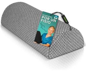 DYNMC you Almohada piernas Dormir, Embarazo - Cojín de Rodilla de dureza Media, de Espuma viscoelástica, Funda Suave Oeko-Tex - Premium Almohada Rodilla, cojin Lumbar, Almohada Cervical Gris