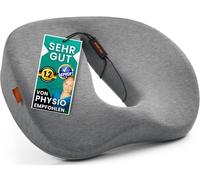 DYNMC you Cojin Coxis Ergonómico - Cojín Donut de Espuma de Memoria, Estable, dureza Cojin Flotador coxis de Mejor Calidad para Sentarse relajadamente - Cojín Moderno con Agujero Gris