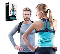 DYNMC You corrector postura espalda Recta - Para Mujeres y Hombres - Corrector de Espalda de Talla Única ajustable en el frente - Corrector de Postura para Espalda