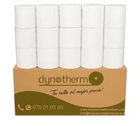 Dynotherm - Rollos de Papel Térmico Premium 80x80mm | Caja de 50 Rollos | Compatible con Impresoras de tickets de 80mm, TPV y Registradoras | Libre de BPA
