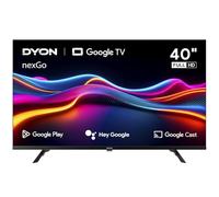 DYON NexGo 40F Smart TV - 40 pulgadas Full HD Google TV con control de voz, Google Assistant, Play Store, Chromecast, Triple Tuner, Netflix, Prime Video y YouTube [Modelo 2025]