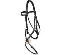 Dy'on Trabajo de Dyon - Brida con Muserola Mexicana, Full - Negro Dy'on