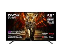 DYON ULTIMAX 58U-TI Televisor Smart TV Ultra HD 58" 4K con Samsung Tizen OS, Triple Sintonizador (DVB-C/-S2/-T2), Samsung Smart & Gaming Hub, Prime Video, Netflix, Disney+, 2025