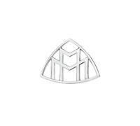 DYQCD 1 Tapa Coche Emblema Insignia para Maybach GLS GLE S500 Letras Emblema Etiqueta Engomada Emblema Adhesivo Embellecedores Accesorios,Silverstyle
