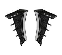 DYQCD 2 Piezas Emblemas Laterales de Guardabarros de Coche para SsangYong Korando Actyon Lateral Guardabarros Emblema Elegante Adhesivo Accesorios,BakedEnamel